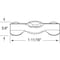 Prime-Line Double Wing Flush Clips, 1-11/16 in. x 3/4 in., Stamped Steel, Nickel (4 Pack) L 5939 - alternate 2